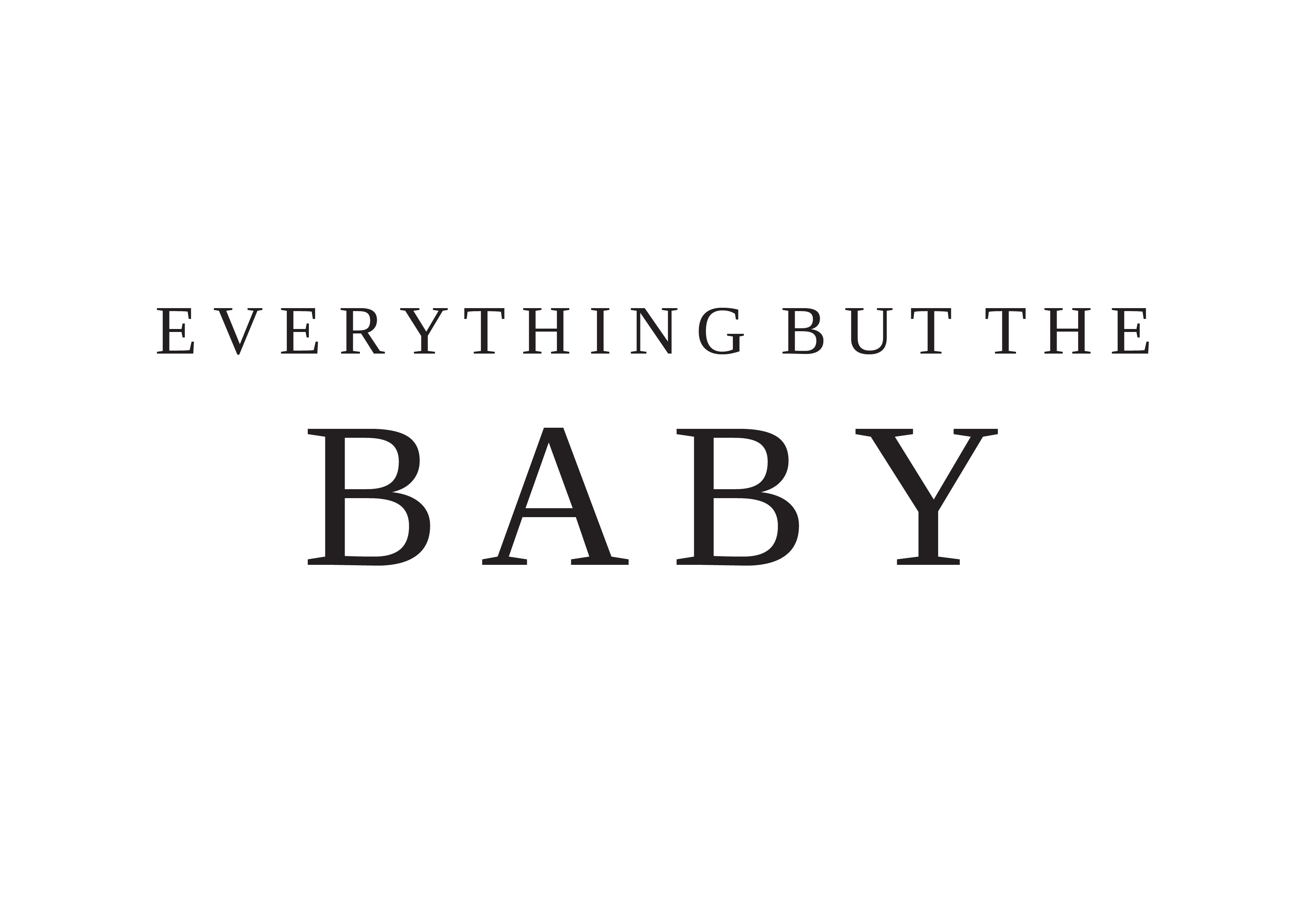 Everything But The Baby  